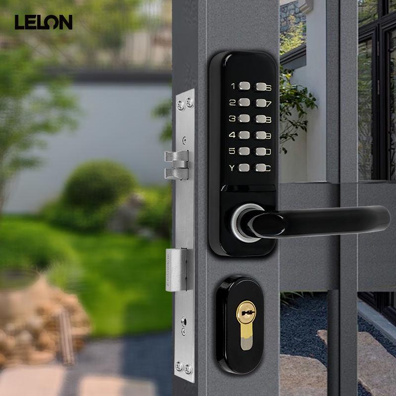 Waterproof Anti-Theft Outdoor Mechanical Code Lock Single Code серебряный