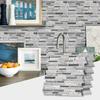 Marble Mosaic Tile Sticker, Kitchen Bathroom Pvc Waterproof Self-Adhesive Wall Sticker Imitation Epoxy Home Wallpaper