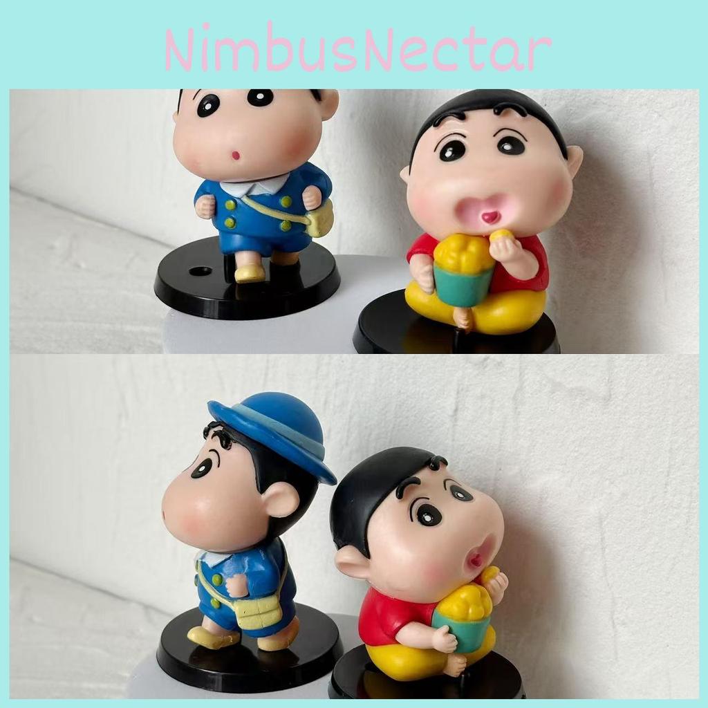 Crayon Shinchan Bubble Little New Pvc Collectible Car Desk Decor For Kids Gift