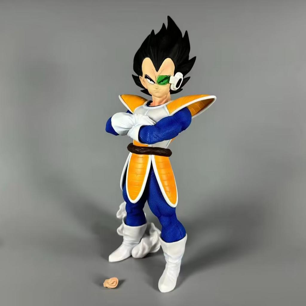Dragon Ball Anime SHK Earth Vegeta Debuts Bida Combat Suit Handmade Doll Model Toy Doll Birthday Gift PVC