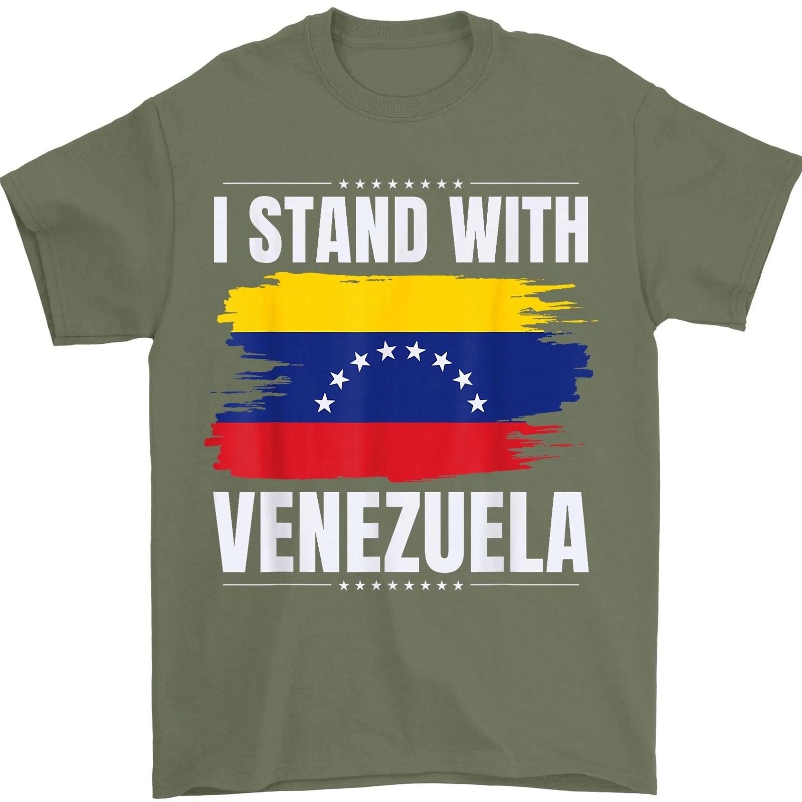 I Stand with Venezuela Flag Venezuelan Flag Unisex T-Shirt S