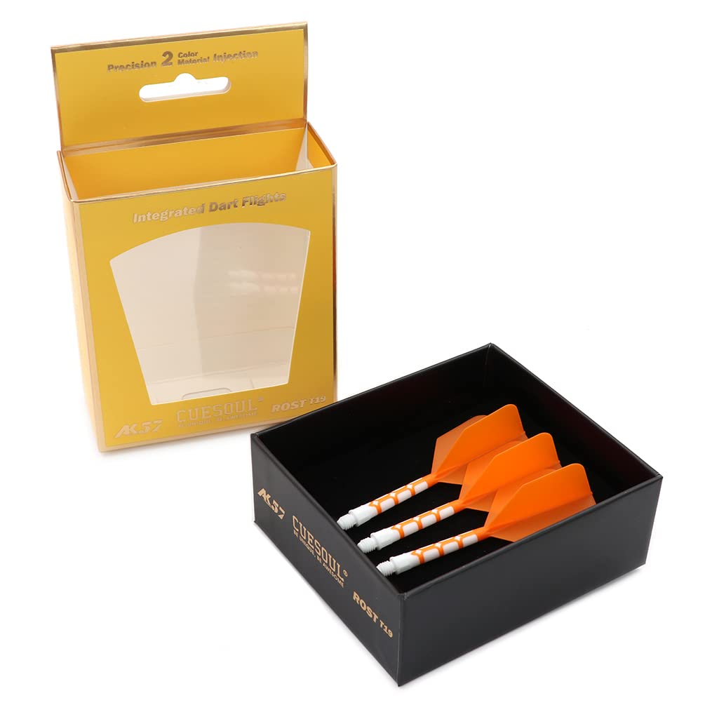 

CUESOUL ROST T19 Mixed Shaft Integrated Flight Big Wing Shape Set Two-Tone Dual-Material 3-Piece (CS-AK5710-1L)