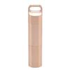 Compacts Brasses Medication Case Waterproofed Compartment Keychains Clip for Camping and Hiking