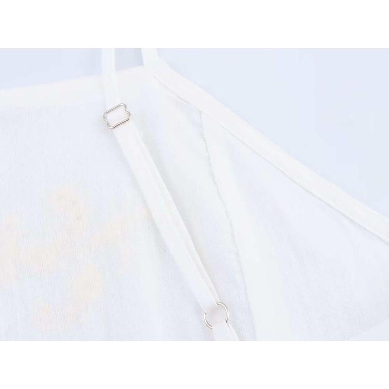 Kaslead New Women Clothes Western Style Fashion Bowknot Decoration Embroidery Flower Top 0881049
