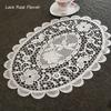 NEW Oval Lace Embroidery Table Place Mat Cloth Placemat Wedding Christmas Rose Flower Kitchen Table Decoration and Accessories