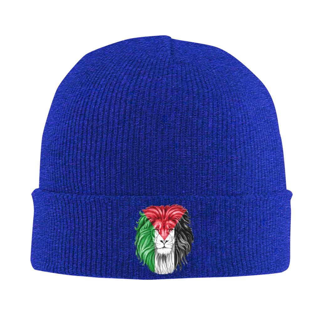 Female Male  Beanie Hats  Vintage Knit Hat Winter Hippie Caps Graphic Thermal Elastic Bonnet Hats