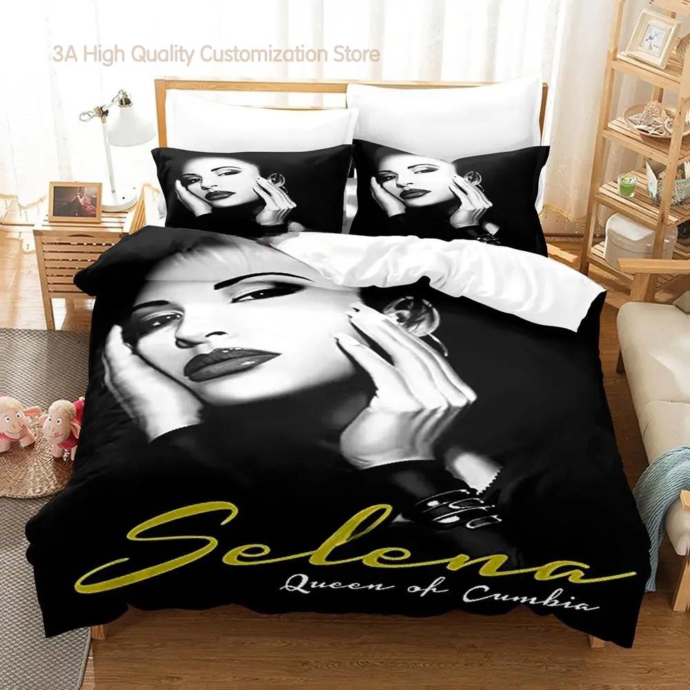 Popular Selena Quintanilla Bedding Set Single Twin Full Queen King Size Bed Set Adult Bedroom Duvetcover Sets Bed Sheet Set