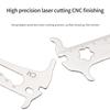 Compacts Chain Wear Measurement Device Gauges Measurement Repair Tool for Mountain and Road Bike Cyclists