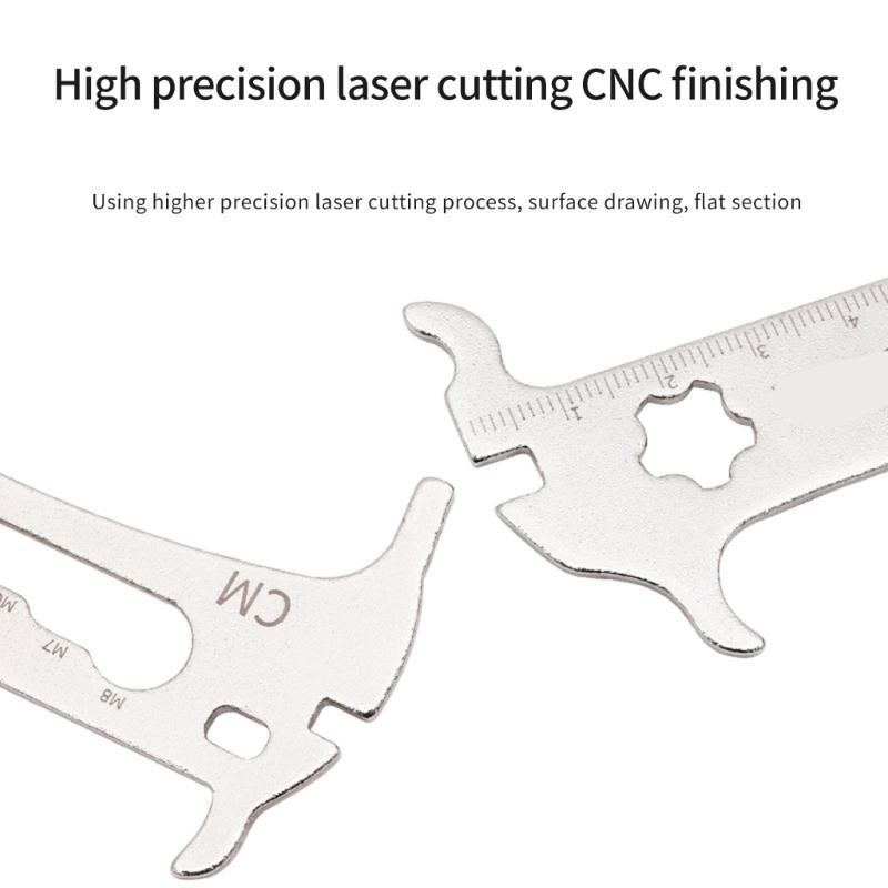 Compacts Chain Wear Measurement Device Gauges Measurement Repair Tool for Mountain and Road Bike Cyclists