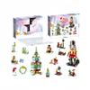 Merry Christmas Toy Tree Building Clamping Blocks Bricks Christmas Village Toys Gift Decorations Figurine for Diy Christmas Gift