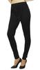 Atasi Women's Full Length Soft Cotton Leggings Stretchy Bottom Pants Free