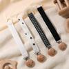 4Pcs Pacifier Clip Chain for Baby Infants Soothing Toy Lanyard Strap Dummy Holder Rope Prevent Loss and Contamination