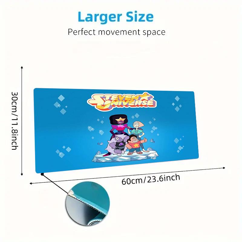Steven Universo Color Mouse Pad Large Gaming Table Cushion Non-slip Laptop Tablet Big Mousepad XXL Mat Mini PC Playmat With Lock Edge