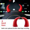 2 Pairs/set Creative Trend Car Air Outlet Direction Cute Devil Horns For MINI Automobile Decorative Items and Ornaments