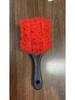 Car Tire & Wheel Cleaning Brush - Soft Bristle PVC Brush for Dust, Wheel Hubs, & Foot Pads