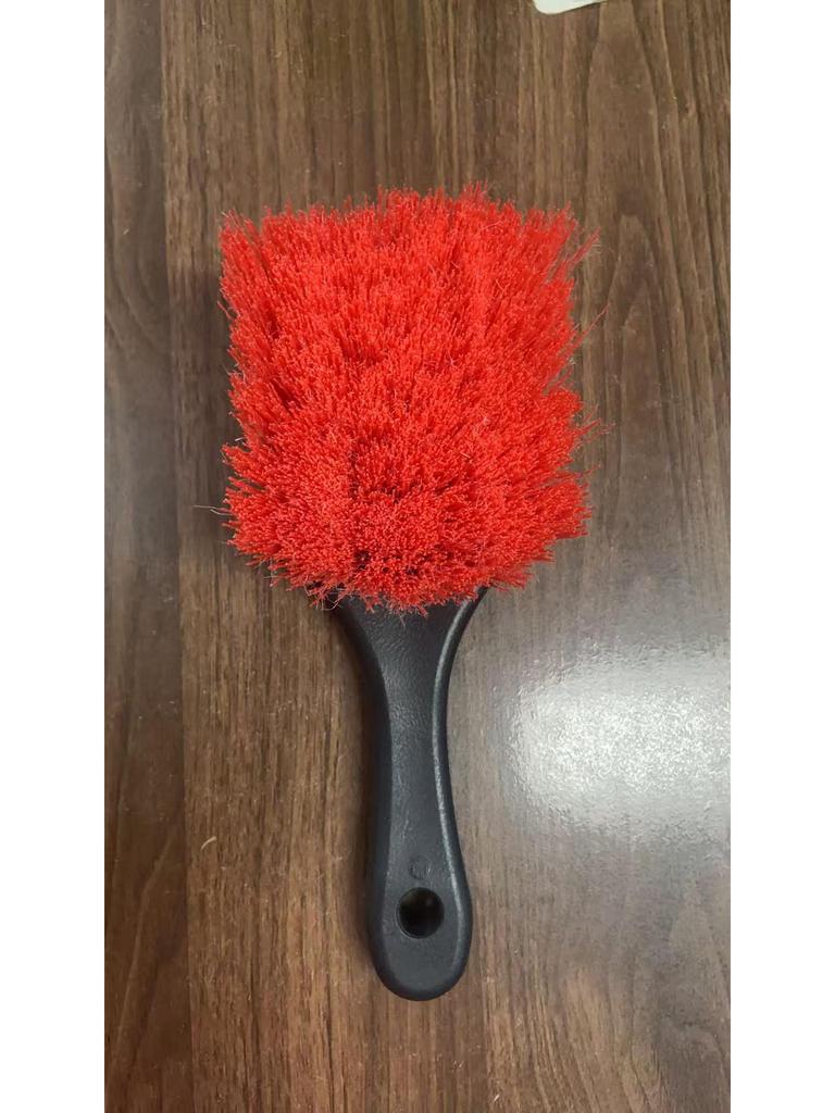 Car Tire & Wheel Cleaning Brush - Soft Bristle PVC Brush for Dust, Wheel Hubs, & Foot Pads