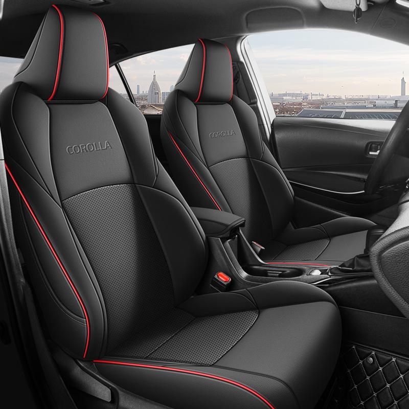 Universal All-Season Seat Covers for Toyota Corolla, Fits Dual-Engine Models, Fully Enclosed Car Seat Cushions