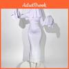 Ghost Girl Cosplay Dress For Halloween Party With Polyester And Spandex For Women