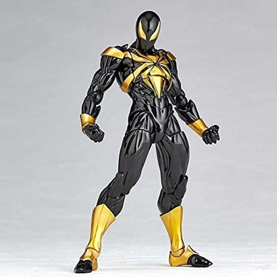 figurecomplex AMAZING YAMAGUCHI 023EX Iron Spider Black Ver. ABS PVC made painted action figure Revoltech