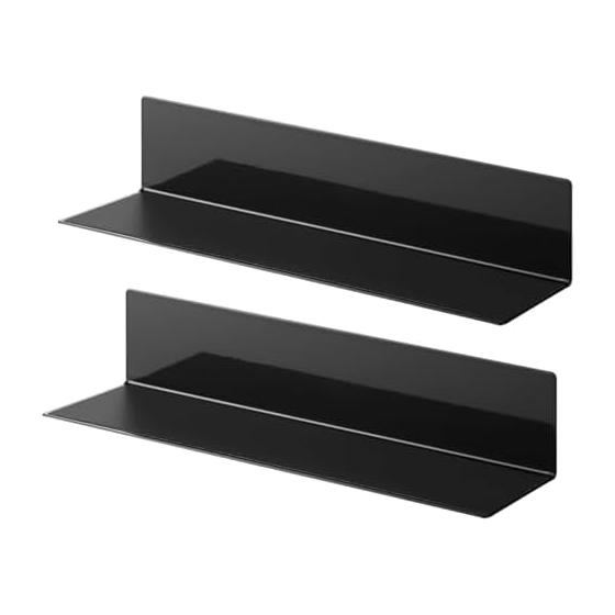 Yamazaki Jitsugyo (Yamazaki) Magnetic Kitchen Shelf S [Set of 2] Seasoning Rack Tower Black 10012 x 2