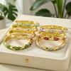 Traditional Vintage Cloisonne Bangle Enamel Women's Hand Bracelet  Jewelry Gifts