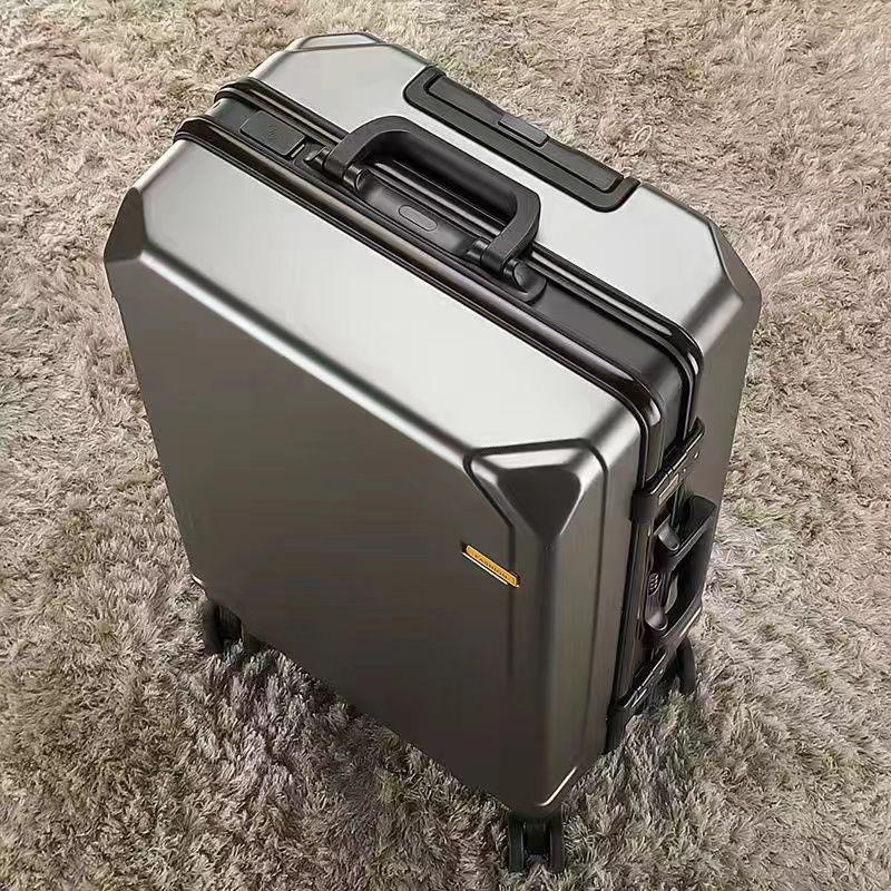 2025 Universal Wheel Aluminum Suitcase with Combination Lock