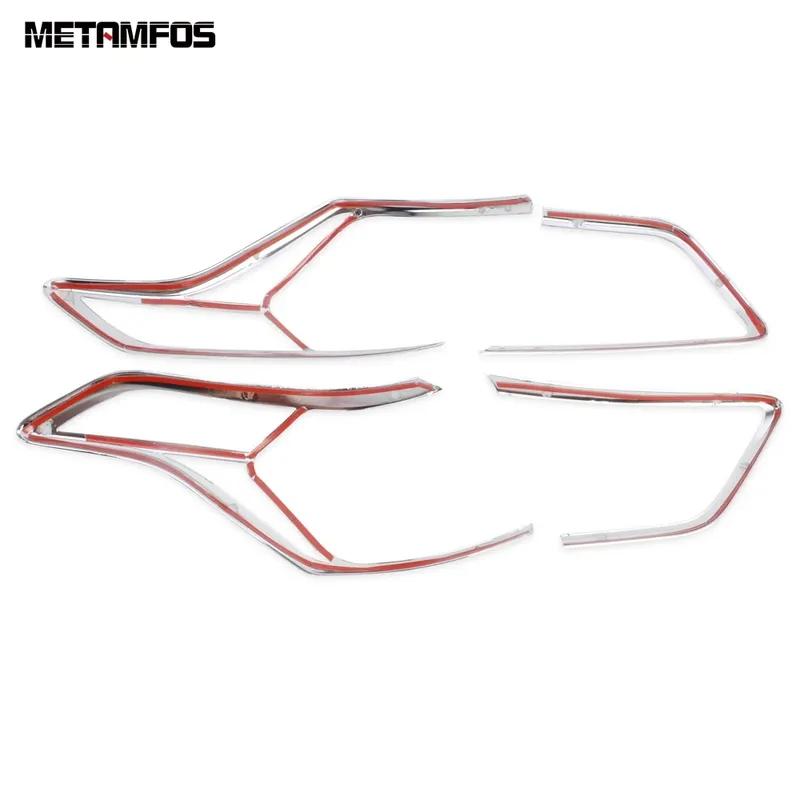 Rear Light Lamp Cover Trim For Hyundai Cantus Creta Ix25 2014-2017 2018 Chrome Taillamp Protector Accessories Car Styling