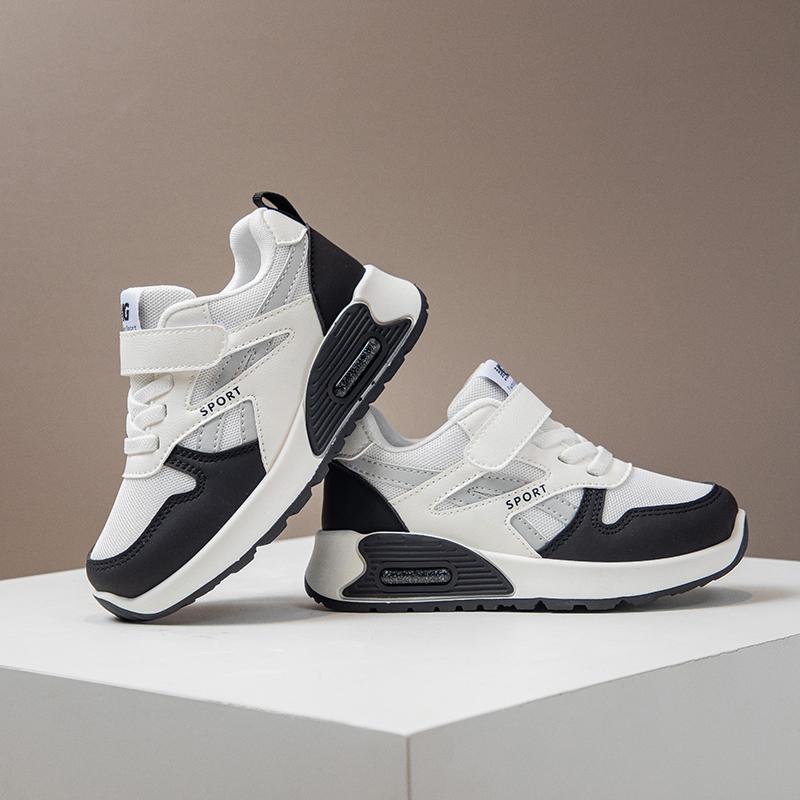 KIds Spring/autumn Fashionable Breathable Thick Sole Lightweight Sports Sneakers Baby Soft/Simple School Students Running Shoes