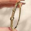 European Luxe Snake-Shaped Zircon Bracelet - Trendy, High-End Design Hand Jewelry