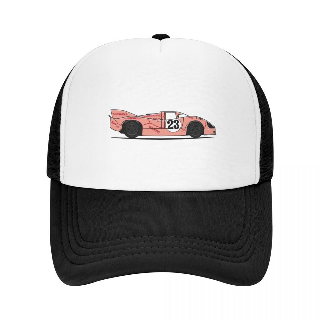 917 Pink Pig Race Car Baseball Cap Tactical Cap Luxury Caps Anime Dropshipping Women Hats Mens