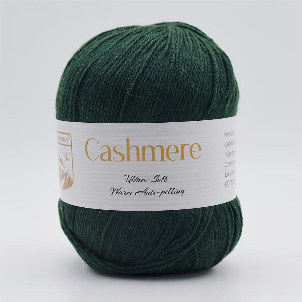 6pcs Premium Cashmere Yarn – 50g/Pc 320m Soft Knitting & Crochet Yarn for DIY Hand-Woven Crafts – Luxurious Warm Fiber for Scarves, Hats, Sweaters