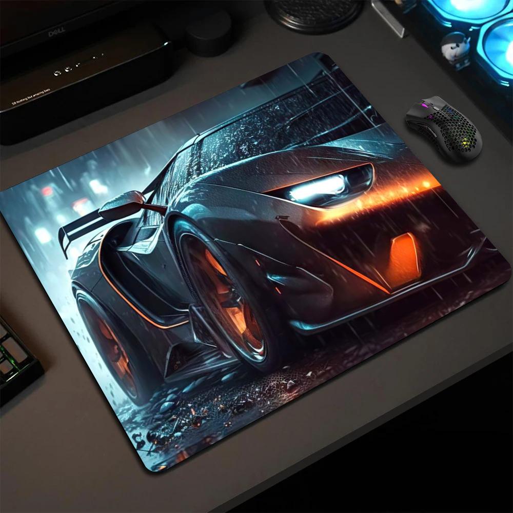 Cool Sports Car Mouse Pad New Square Computer Office Soft Mousepad Rubber Anti-slip HD Gaming Keyboard Mousepads PC Desk Mat