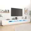 TV Cabinet with LED Lights 300x35x40 Cm