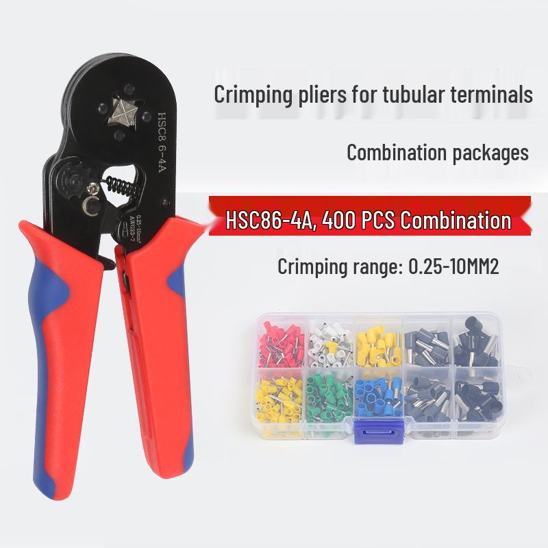 Multifunctional Crimping & Wire Stripping Tool Set for Ferrule and Pin Terminals