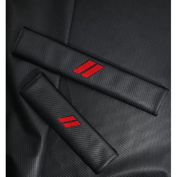 2PCS Car Seat Belt Cover For BMW, Carbon Fiber Seatbelt Shoulder Protection, Soft Car Seat Belt Strap Cushion Protect Your Neck And Shoulder, Car