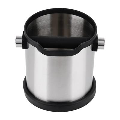 Watchget Knock Box, Coffee Knock Box, Knock Box, Coffee Grounds Bucket, Large Capacity 1.8L, Removable Stainless Steel, for Home and Commercial Use, S
