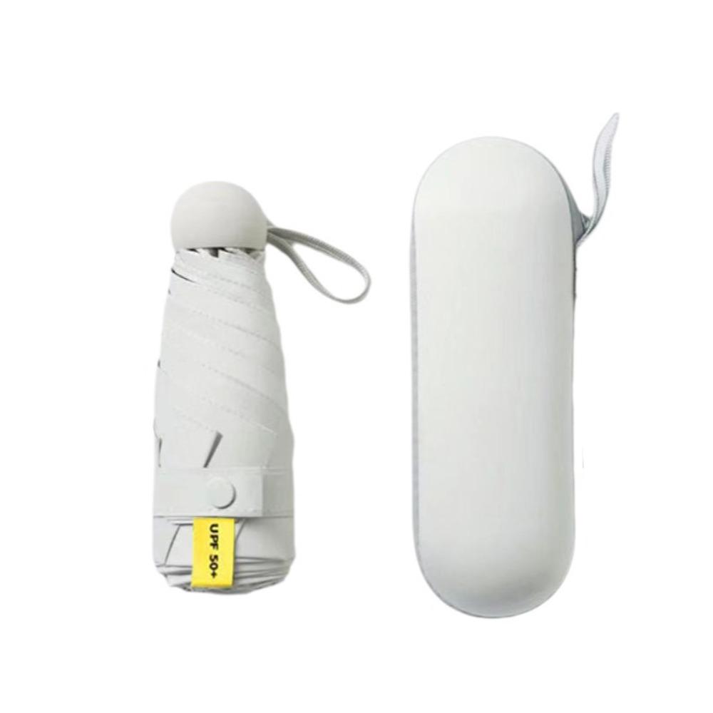 Reinforced Umbrella Rack Capsule Foldable Umbrella Windproof UV Umbrella Rain Umbrella  Student