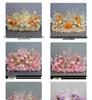 Wedding Aisle Blue Artificial Flower Row Decoration