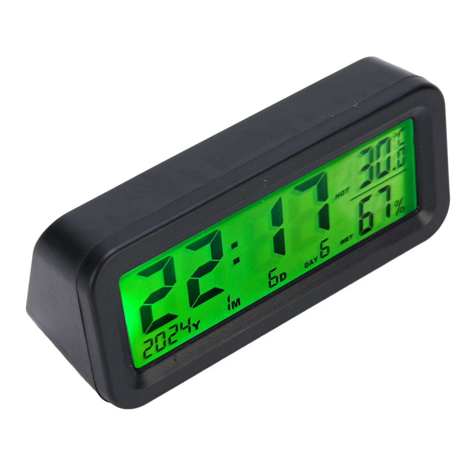 

Солнечные часы на приборной панели автомобиля Автоматическая ночная подсветка дисплея Автомобильные цифровые часы Температура