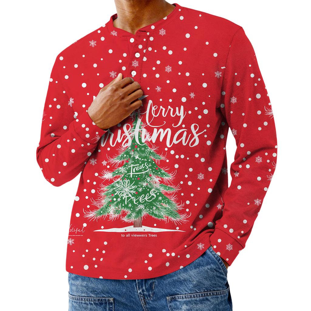 Men's Casual Oversized Button-Down Shirt With Long Sleeves