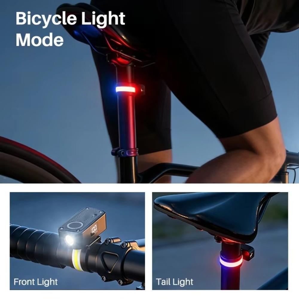 Motion Sensor Magnetic LED Headlamp Wave Sensing Rechargeable Cycling Light  For Runners