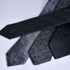 7cm Mens Tie Pre-tied Easy Wear Neck Tie Zipper Lazy Pre-tied Korean Style Stripes Dot Plaid Business Wedding Necktie