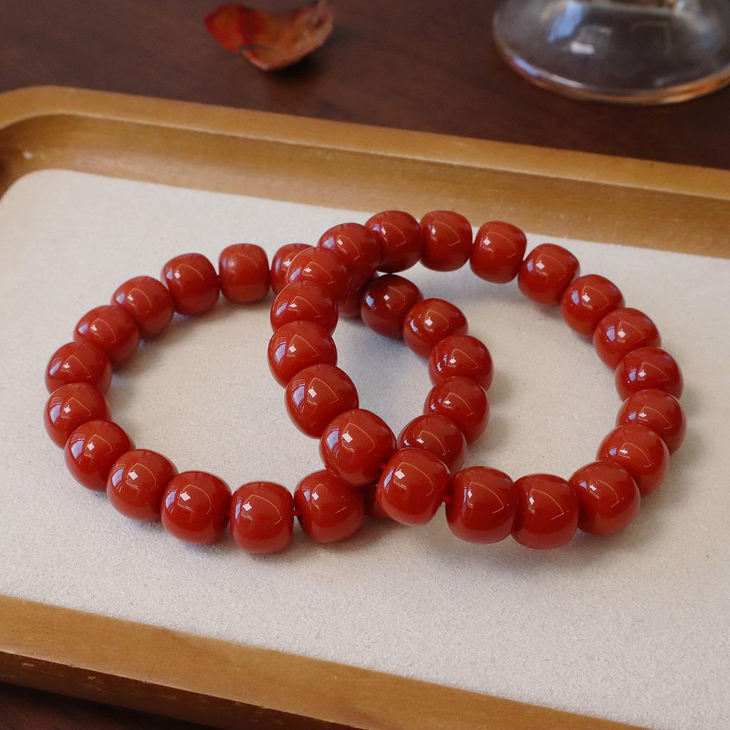 Natural Nanhong Agate Bracelet. Fashion Women Daily Jewelry Lucky Gift