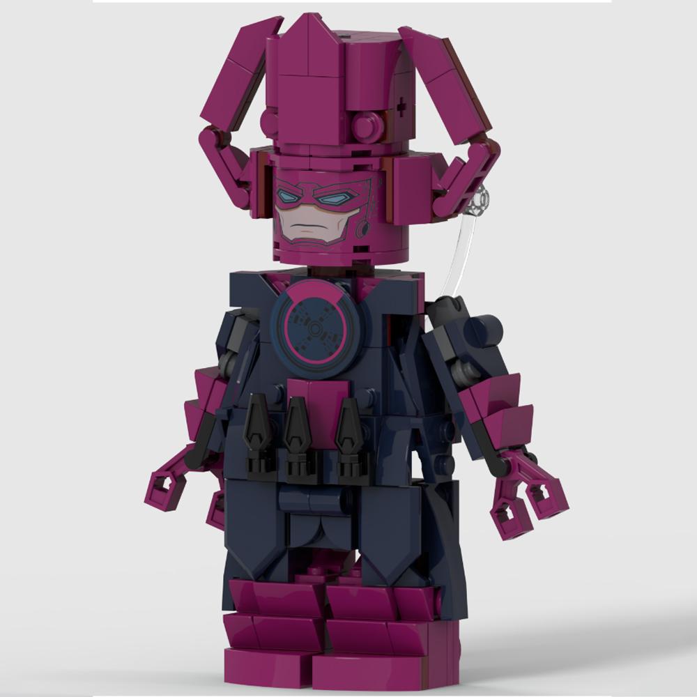 MOC 227Pcs Hot Famous Hero Movie Moc Galactus Character Figures Model Custom Puzzle Creative Ideas Kids Toys Birthday Gifts