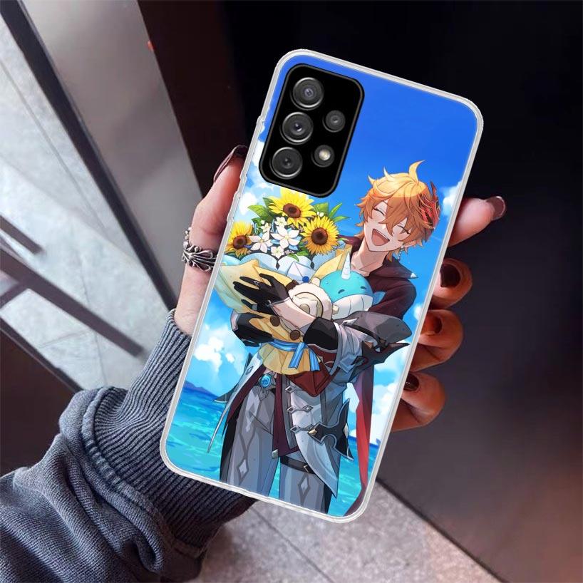 

Genshin Impact Childe Accessories Phone Case For Samsung Galaxy A17 A57 A37 A16 A26 A36 A56 A15 A25 A35 A55 A14 A13 A54 A53 A34 Samsung A57
