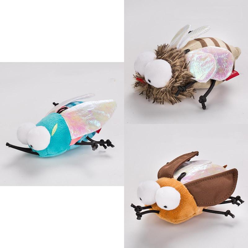 Wholesale Plush Simulated Insect Cat Toy Interactive Pet Entertainment Tool Mint Flavored 100g