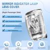 Passenger Side Mirror Turn Signal Lamp Lens Cover Fit for Ford Transit T150 T250 T350 2015 2016 2017 2018 2019 2020 2021 2022 Year, Side Mirror