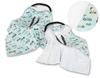 Large Baby Wrap for Stroller Carrier Seat, Double-sided - Mint/white Bunnies