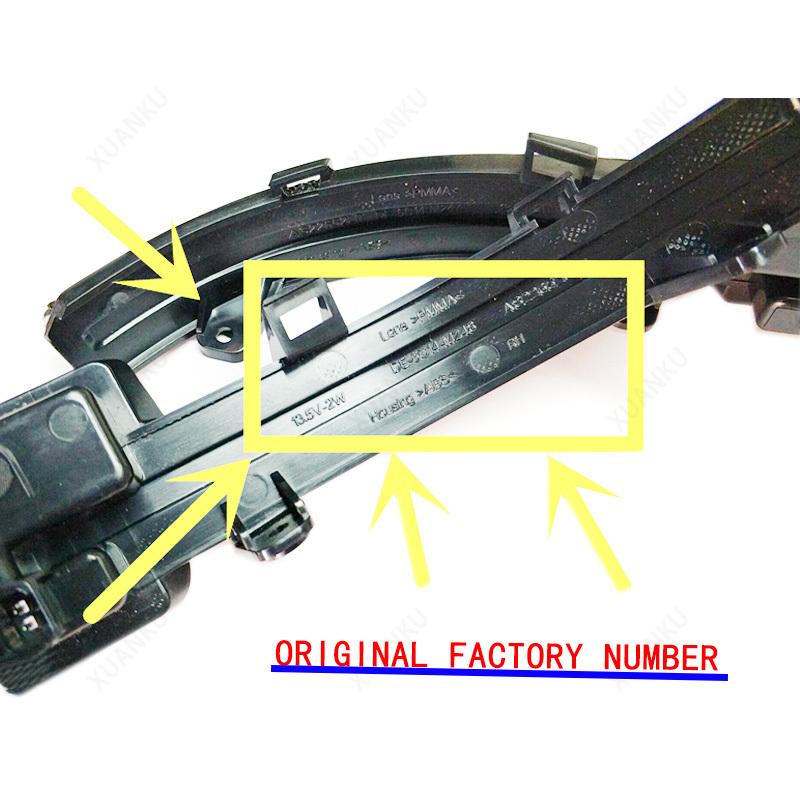 For SAIC MG RX5 I6 17 MGGS MG6 Reverse Mirror Turn Signal Assembly Reverse Mirror Rearview Mirror Lampshade LED Original