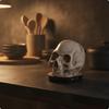 Skull Blade Holder Gothic Block Scary Space-Saving for Goths